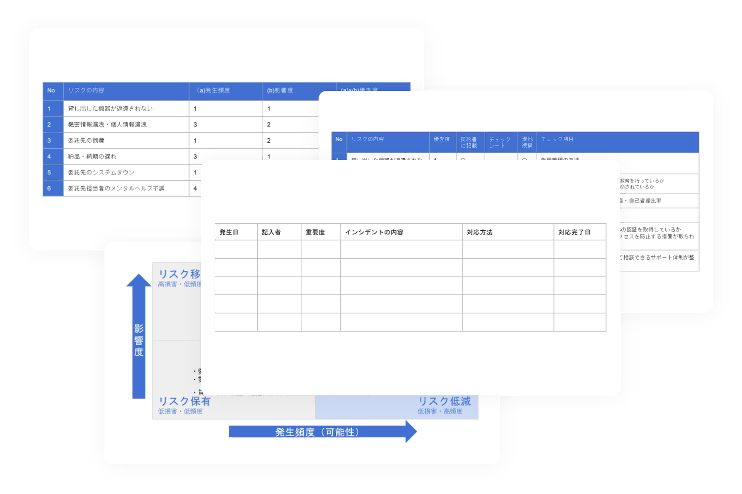 委託先のリスクマネジメントのコンサルティングサービス資料はこちら